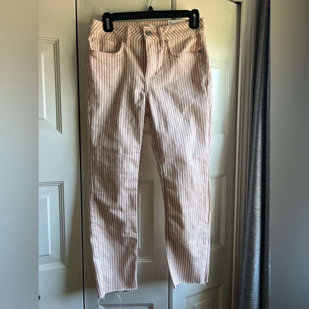LC Lauren Conrad Striped Jeans